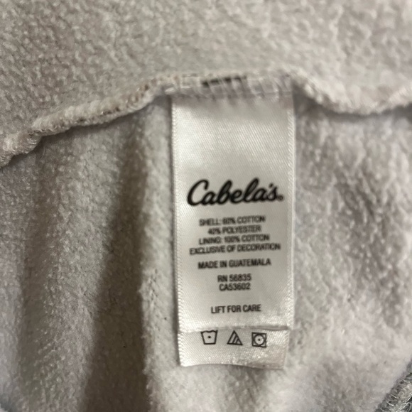 Cabela's Zonz Woodland Snow Camouflage Hoodie, size Small - Picture 5 of 8